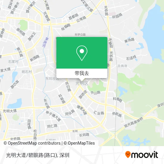 光明大道/碧眼路(路口)地图