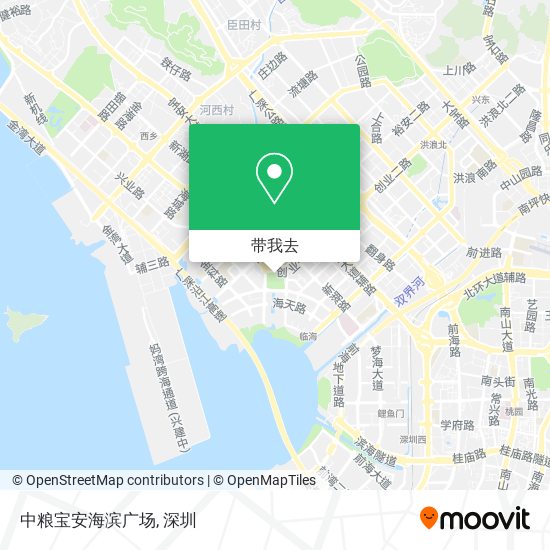 中粮宝安海滨广场地图
