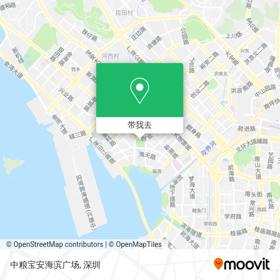 中粮宝安海滨广场地图