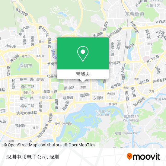 深圳中联电子公司地图