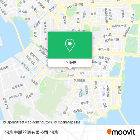 深圳中联丝绸有限公司地图