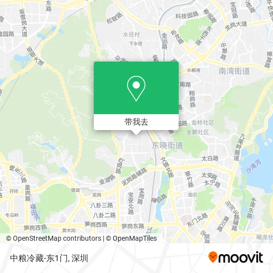 中粮冷藏-东1门地图