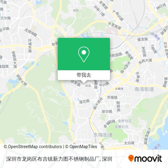 深圳市龙岗区布吉镇新力图不锈钢制品厂地图