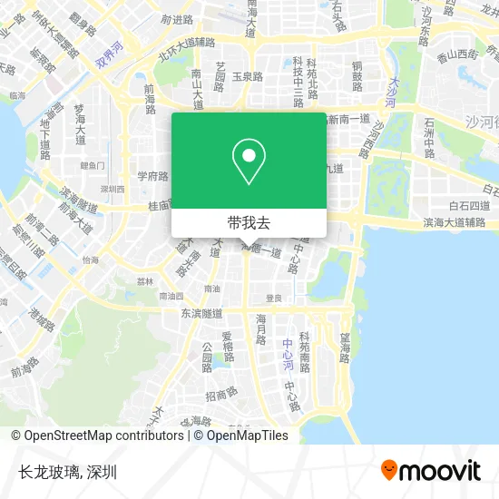 长龙玻璃地图