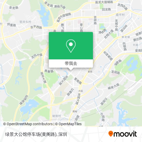 绿景大公馆停车场(黄阁路)地图