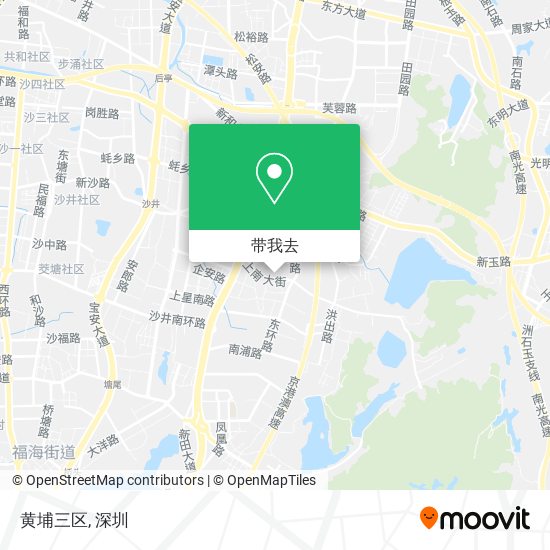 黄埔三区地图