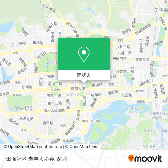 田面社区-老年人协会地图