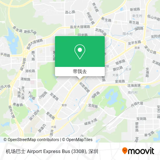 机场巴士 Airport Express Bus (330B)地图