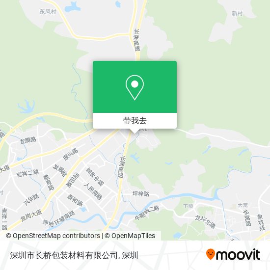 深圳市长桥包装材料有限公司地图