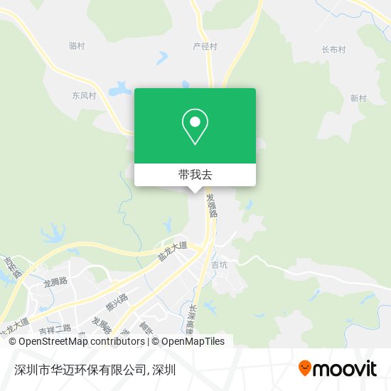深圳市华迈环保有限公司地图