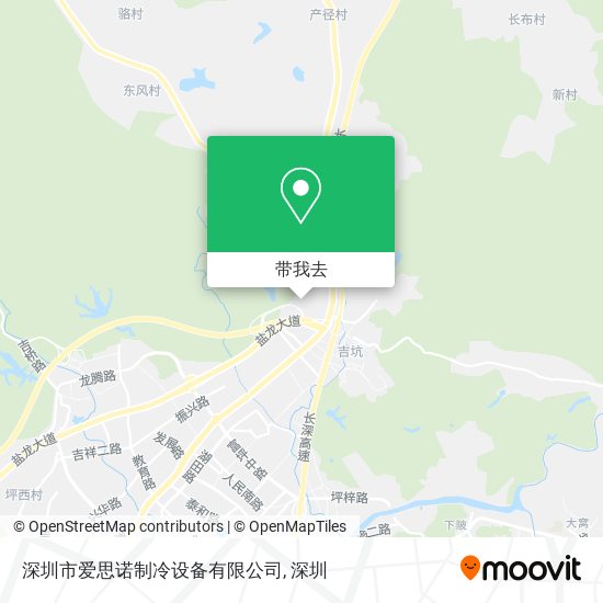 深圳市爱思诺制冷设备有限公司地图