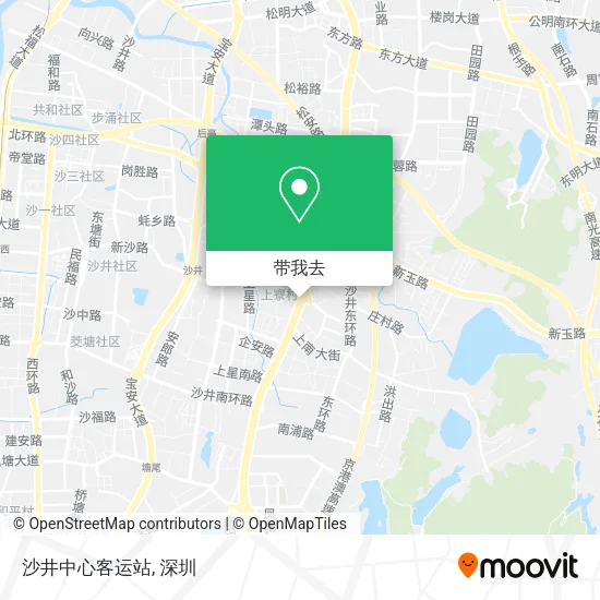 沙井中心客运站地图