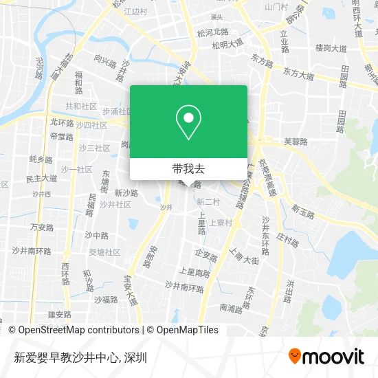 新爱婴早教沙井中心地图