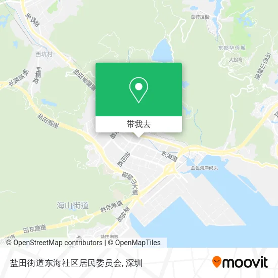 盐田街道东海社区居民委员会地图
