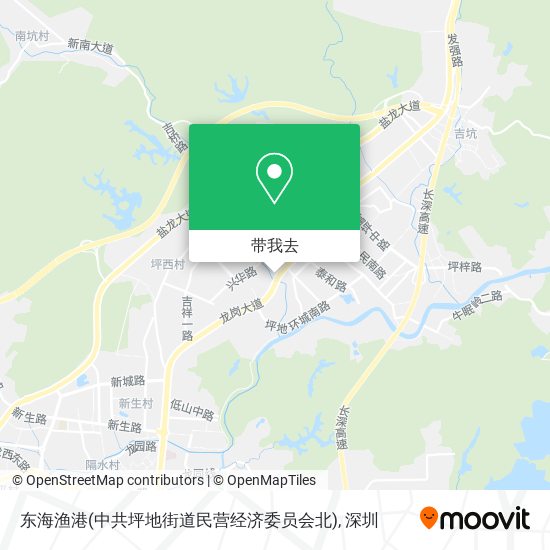 东海渔港(中共坪地街道民营经济委员会北)地图