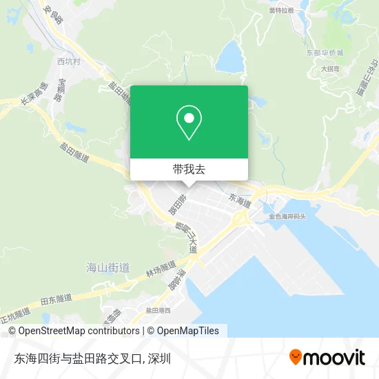 东海四街与盐田路交叉口地图