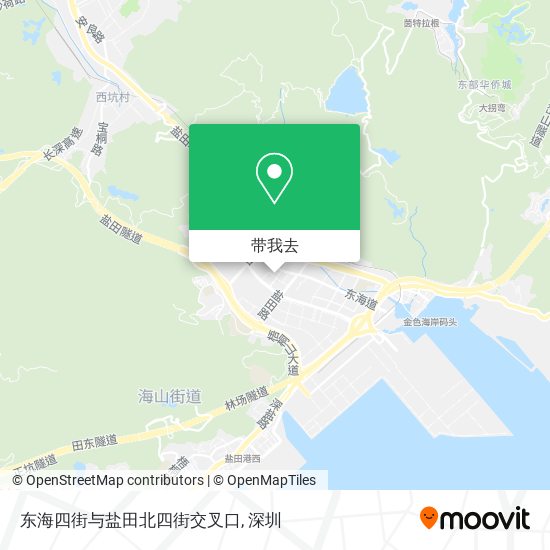 东海四街与盐田北四街交叉口地图