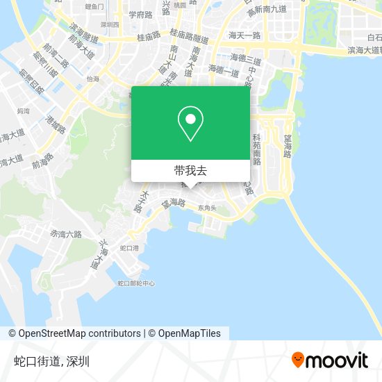 蛇口街道地图