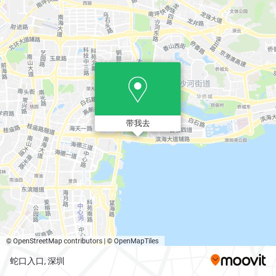 蛇口入口地图