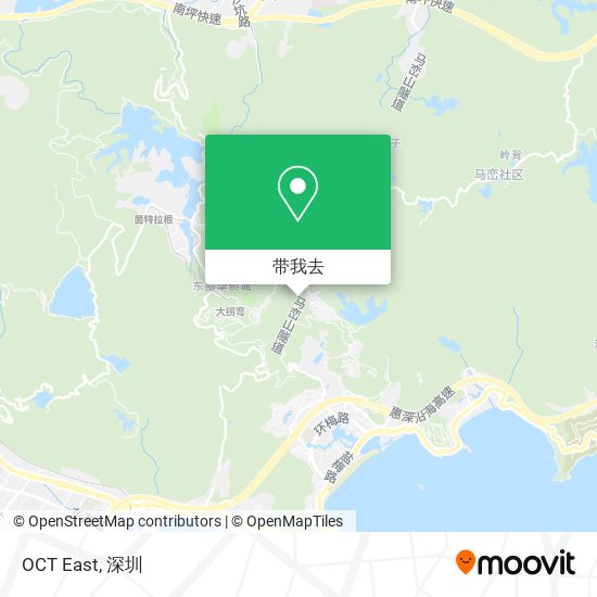 OCT East地图