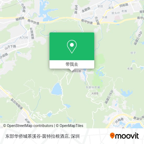 东部华侨城茶溪谷-茵特拉根酒店地图