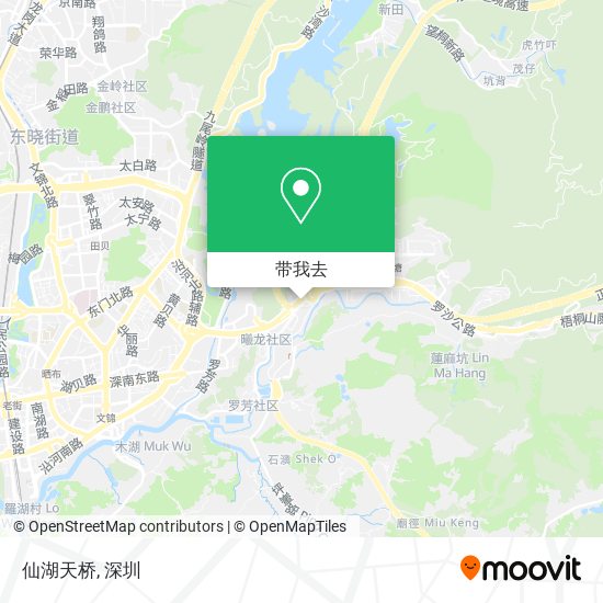 仙湖天桥地图