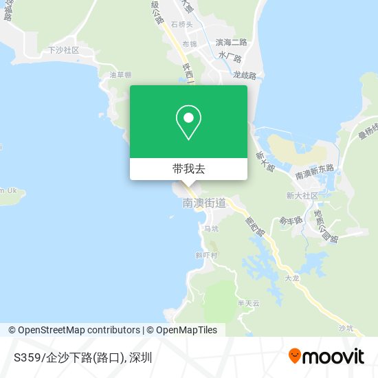 S359/企沙下路(路口)地图