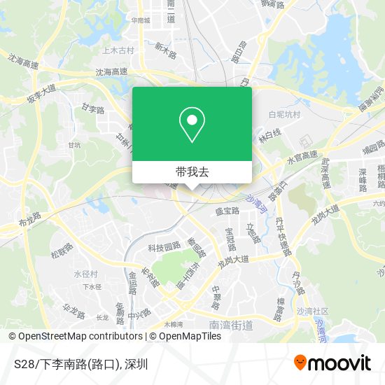 S28/下李南路(路口)地图