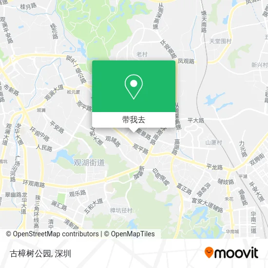 古樟树公园地图