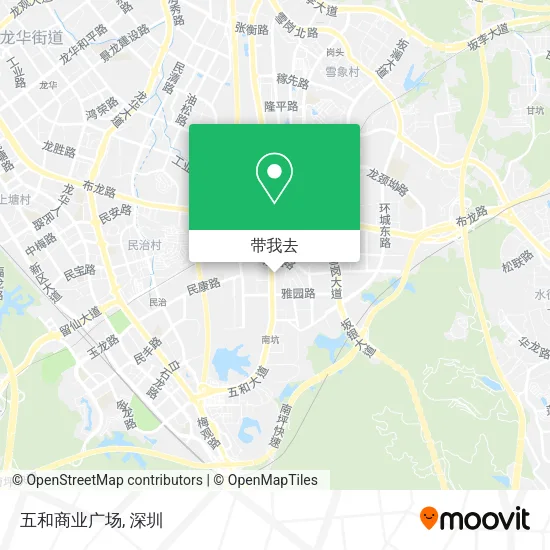 五和商业广场地图