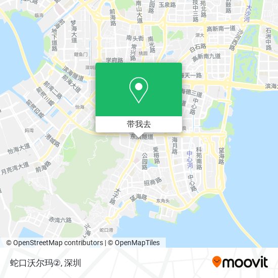蛇口沃尔玛②地图