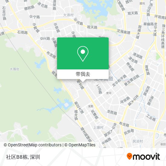 社区B8栋地图