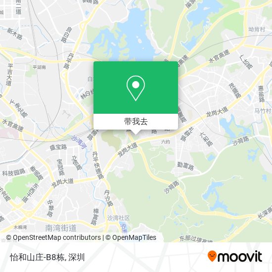 怡和山庄-B8栋地图