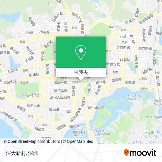 深大新村地图