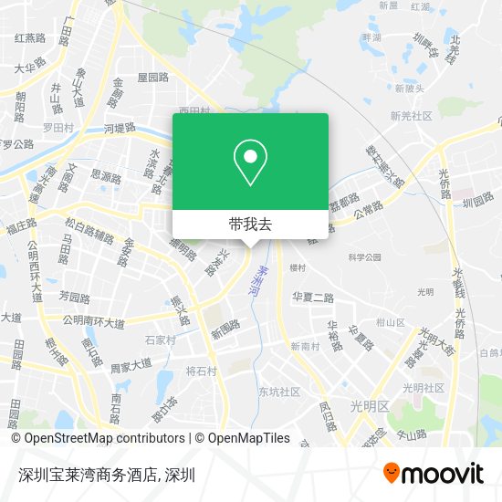 深圳宝莱湾商务酒店地图
