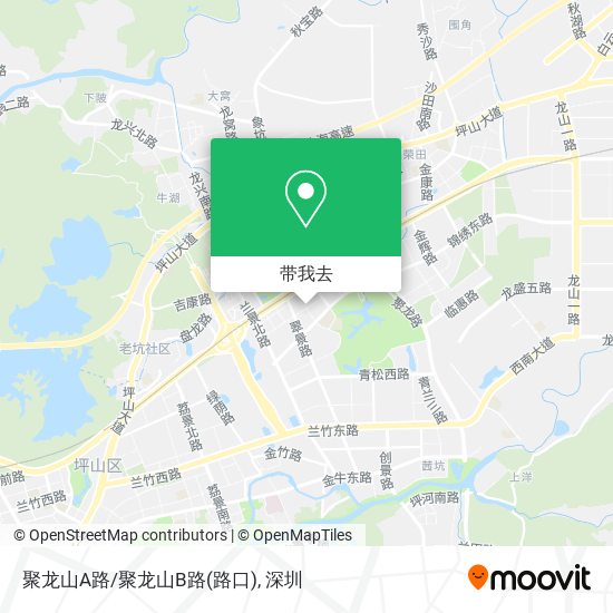 聚龙山A路/聚龙山B路(路口)地图