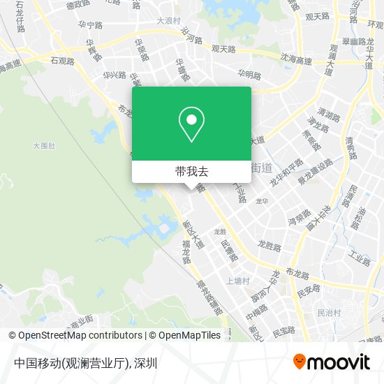 中国移动(观澜营业厅)地图