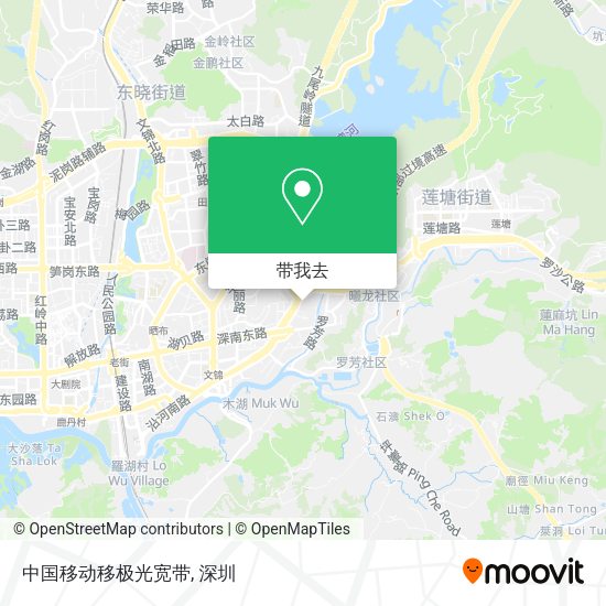 中国移动移极光宽带地图