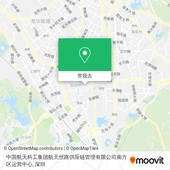 中国航天科工集团航天丝路供应链管理有限公司南方区运营中心地图