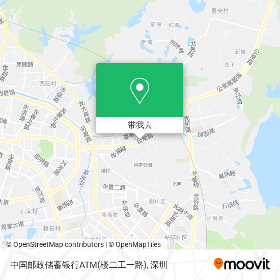 中国邮政储蓄银行ATM(楼二工一路)地图