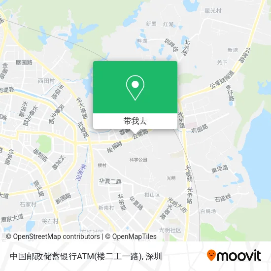 中国邮政储蓄银行ATM(楼二工一路)地图