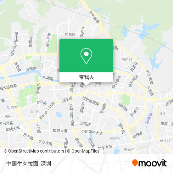 中国牛肉拉面地图