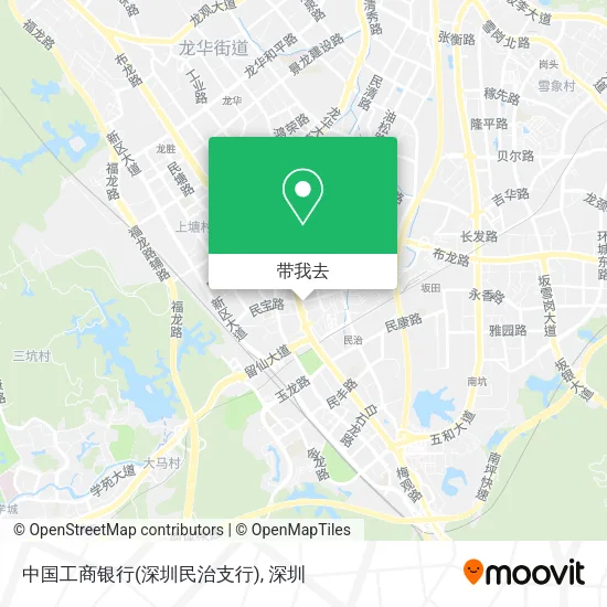 中国工商银行(深圳民治支行)地图