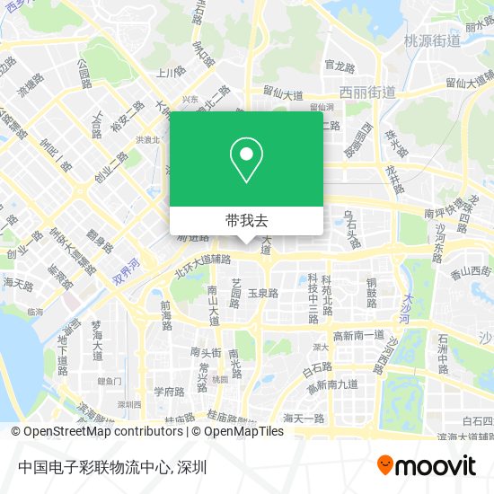 中国电子彩联物流中心地图