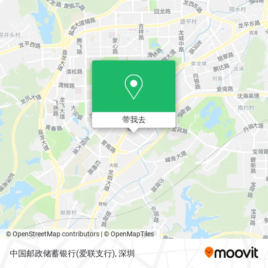 中国邮政储蓄银行(爱联支行)地图