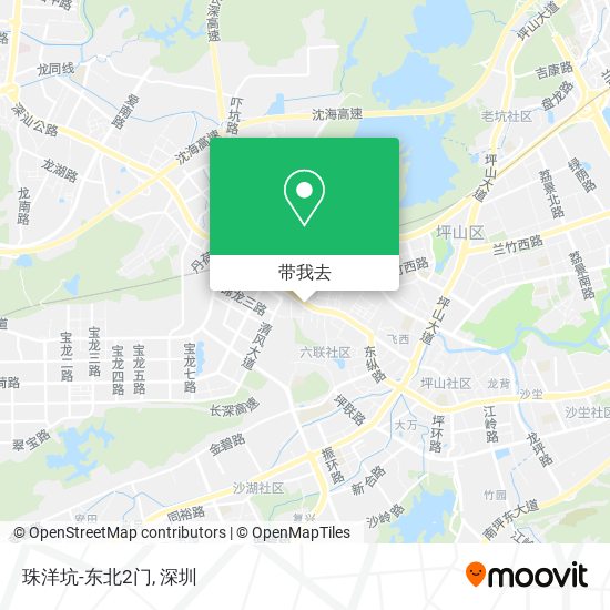 珠洋坑-东北2门地图