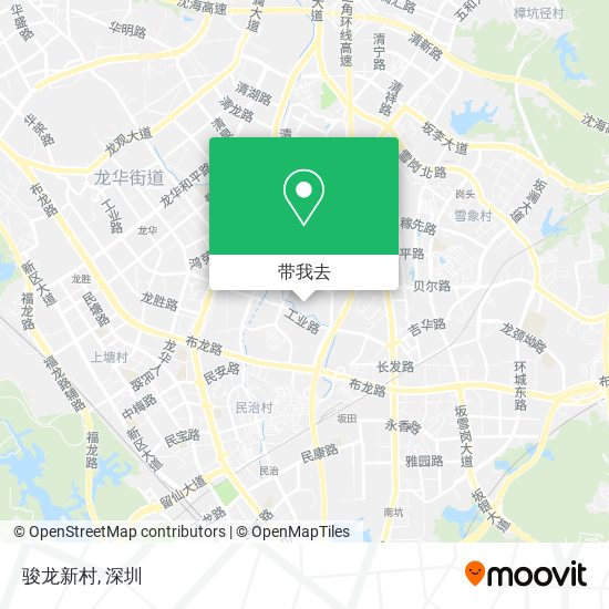 骏龙新村地图