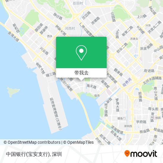 中国银行(宝安支行)地图