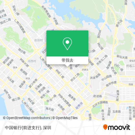 中国银行(前进支行)地图