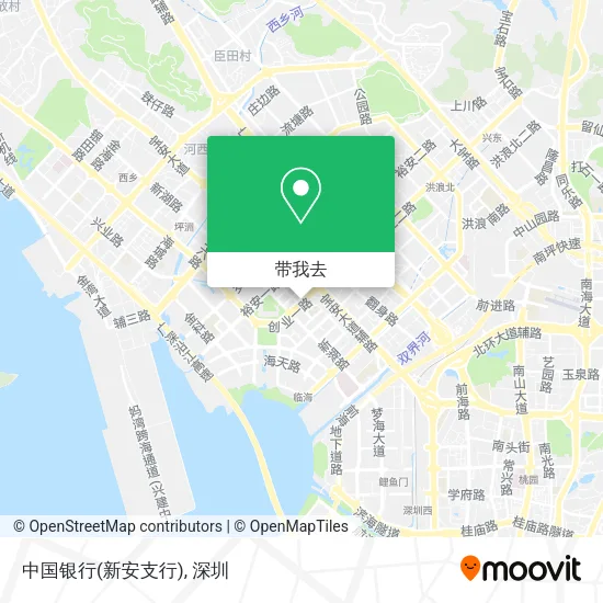 中国银行(新安支行)地图